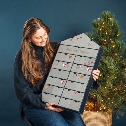 Kæmpe chokoladekalender 2025 – Luksus Cocoture chokolade julekalender 1165 gram