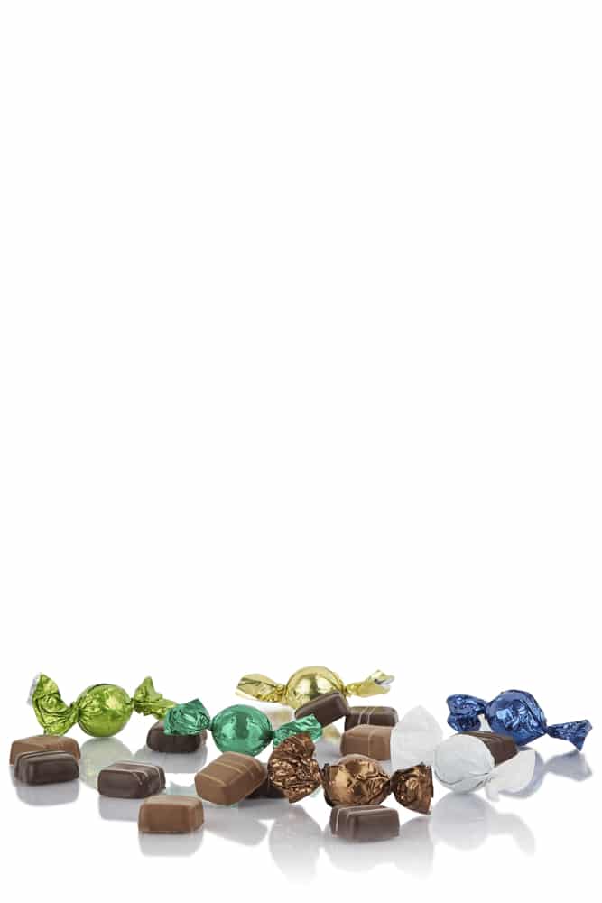 Luksus chokolade-julekalendere 2025 / Julekalenderen til chokolade & marcipan-elskeren fra Cocoture i hvid æske – 270g