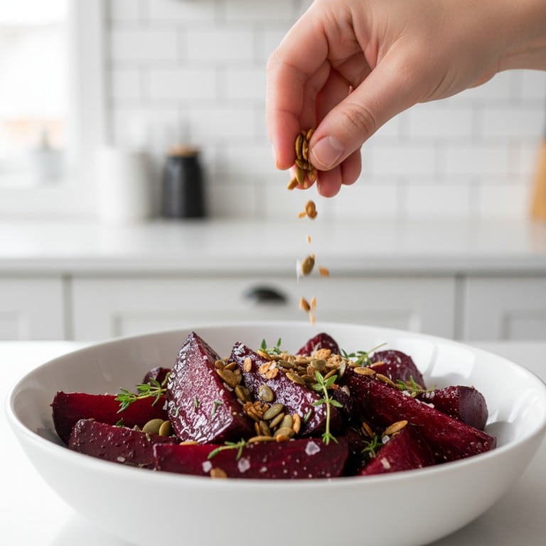 Drys med kerne og salt for pynt