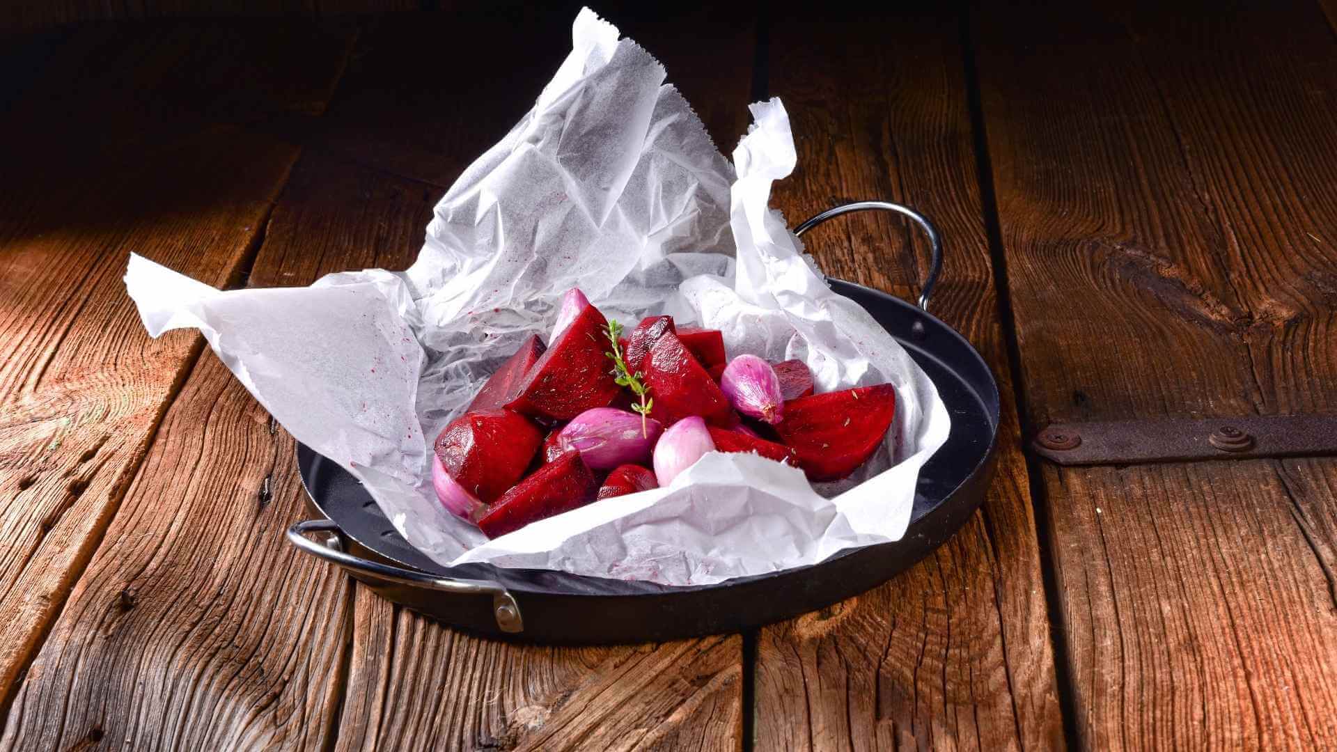 Bagte rødbeder i airfryer