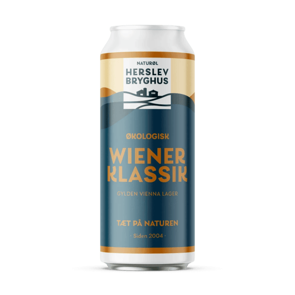 En dåse Herslev Bryghus Wiener Klassik økologisk lager på 44 cl