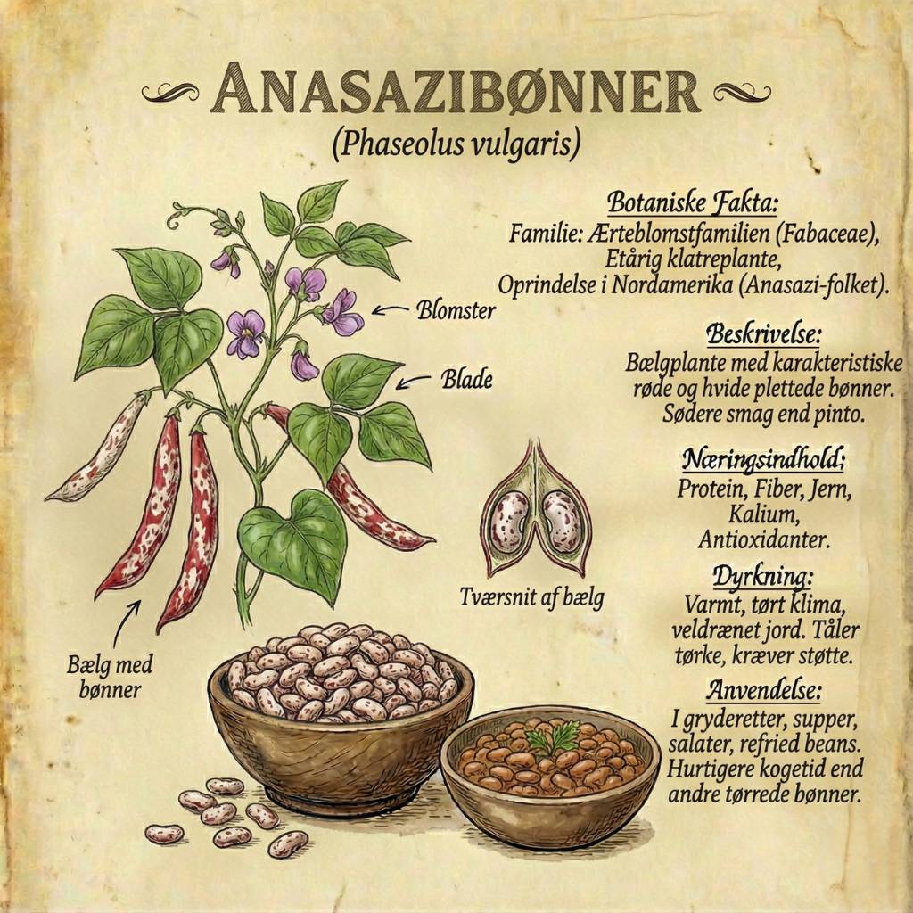 infographic Anasazibønner fact sheet 