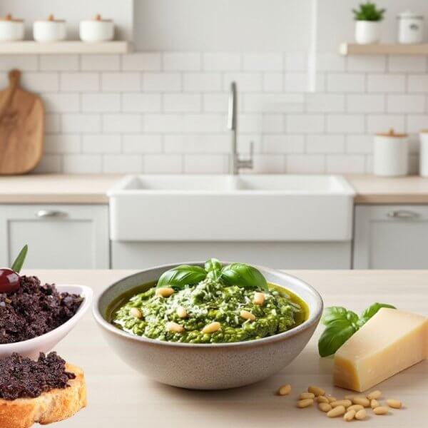 Pesto og tapenade