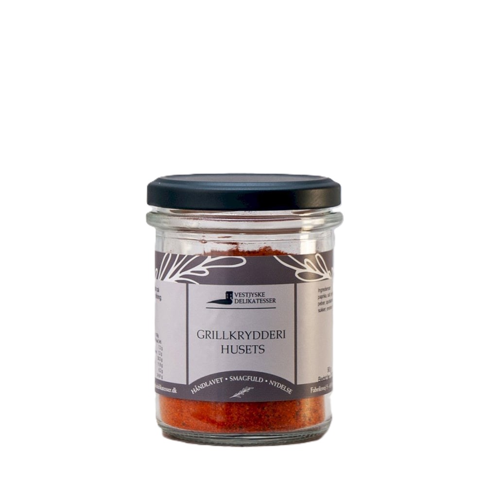 las med Krydderimesterens Blanding krydderi fra det Vestjyske Delikatesser