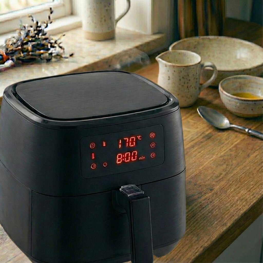 Trin 13 i Omelet i airfryer og airfryen står på 170 °C og 8 minutter