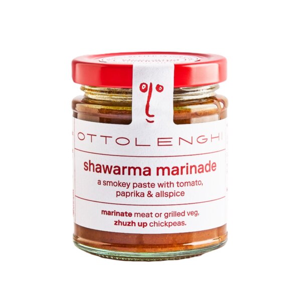 Glas med Ottolenghi Shawarma Marinade klar til madlavning
