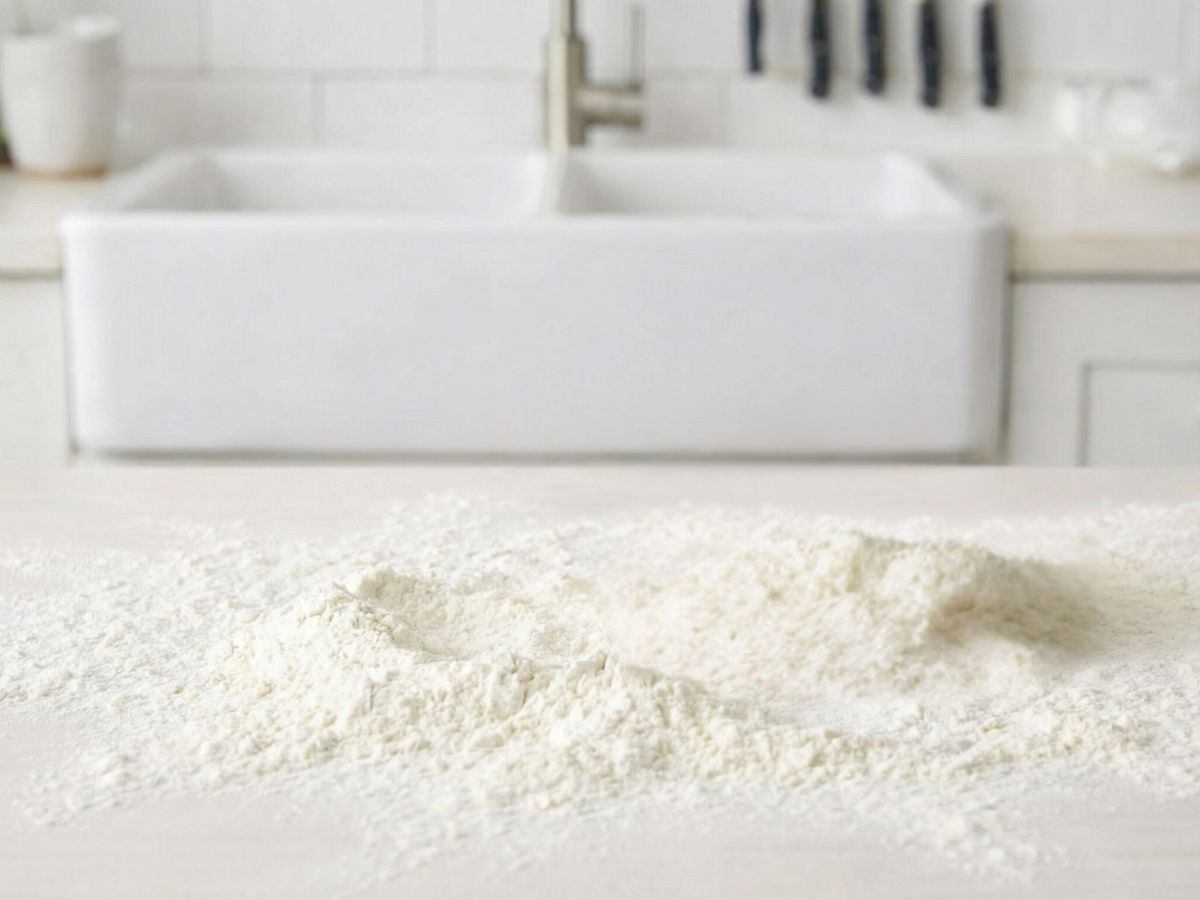 der bruges rigeligt mel under dejen saa den ikke sidder fast i bordet