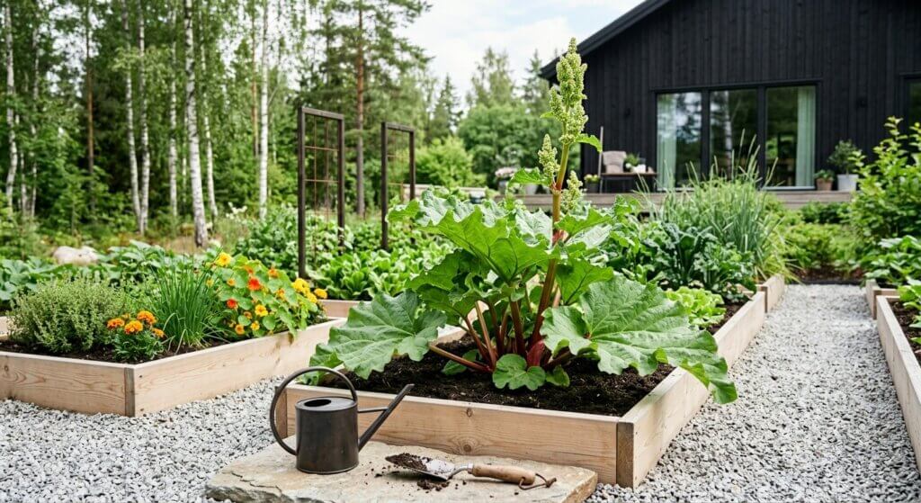 Haverabarber › Videnskabeligt navn
Rheum rhabarbarum