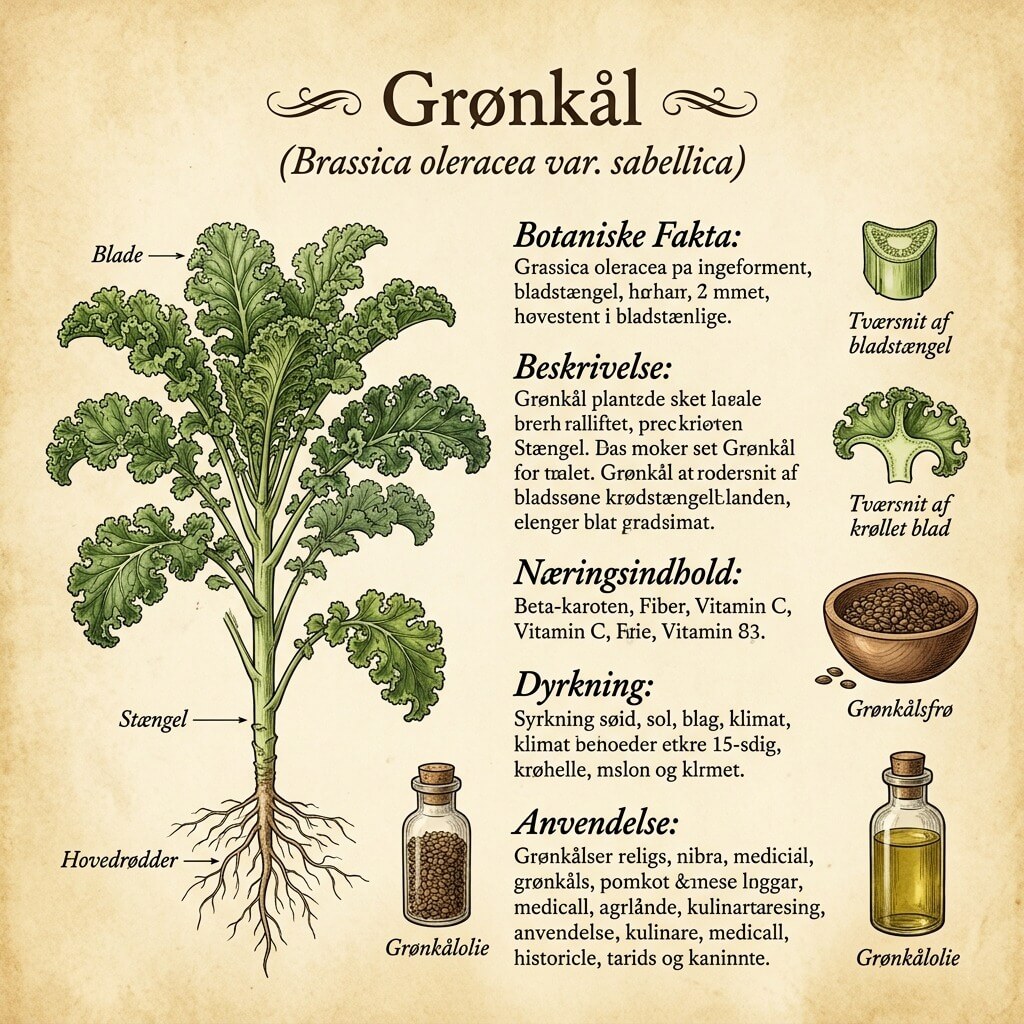 Grønkål fact sheet