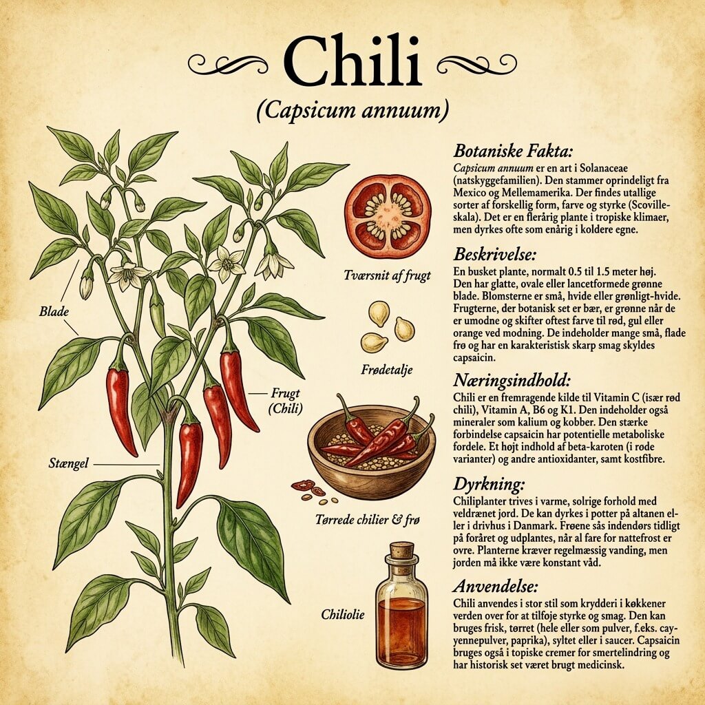 chili fact sheet danmark