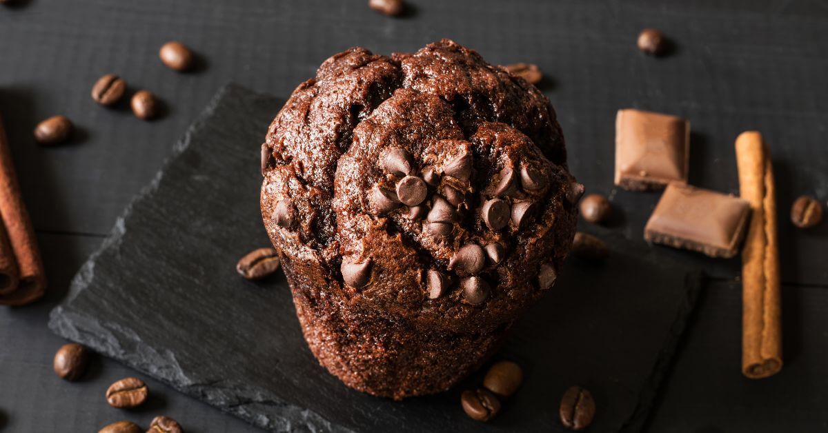 Saftige chokolademuffins bagt i airfryer