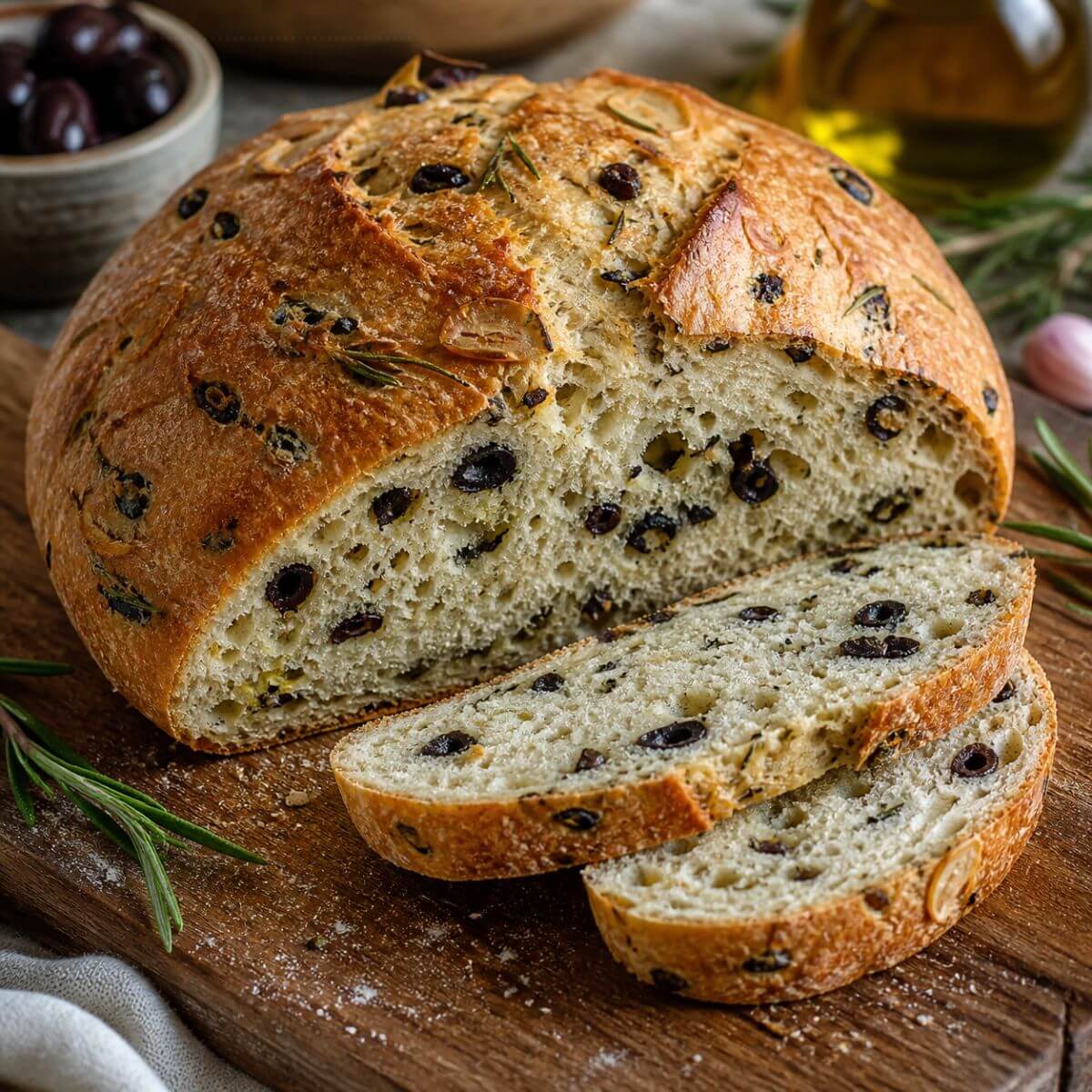 Olijvenbrood uit de airfryer