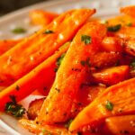 Carote arrosto dolci e caramellate dall'airfryer