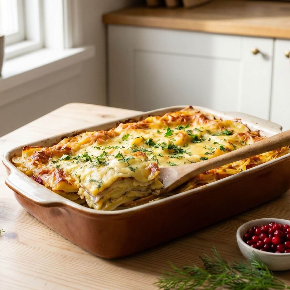 Lasagne di patate in airfryer