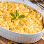 Mac and cheese cremoso com crosta de queijo crocante da airfryer