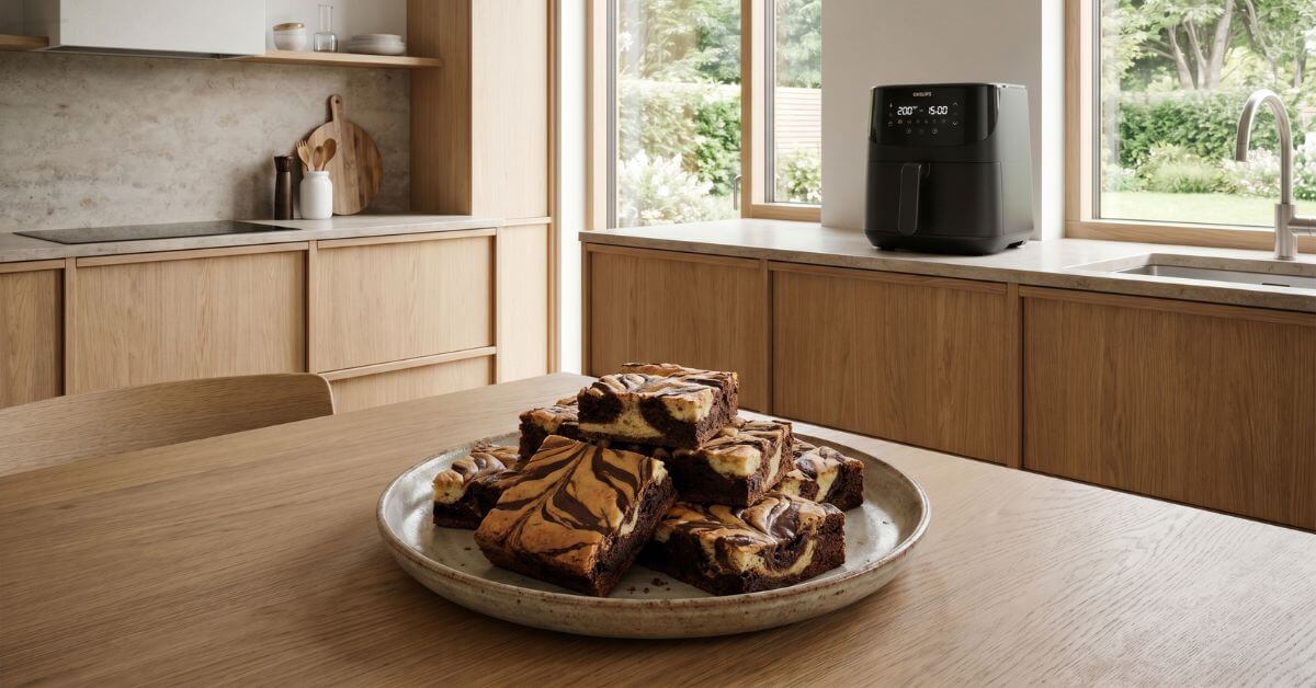 Tiger Brownies lavet i min airfryer
