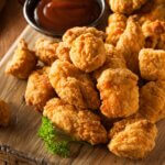 Popcorn chicken crocante e douradinho da airfryer