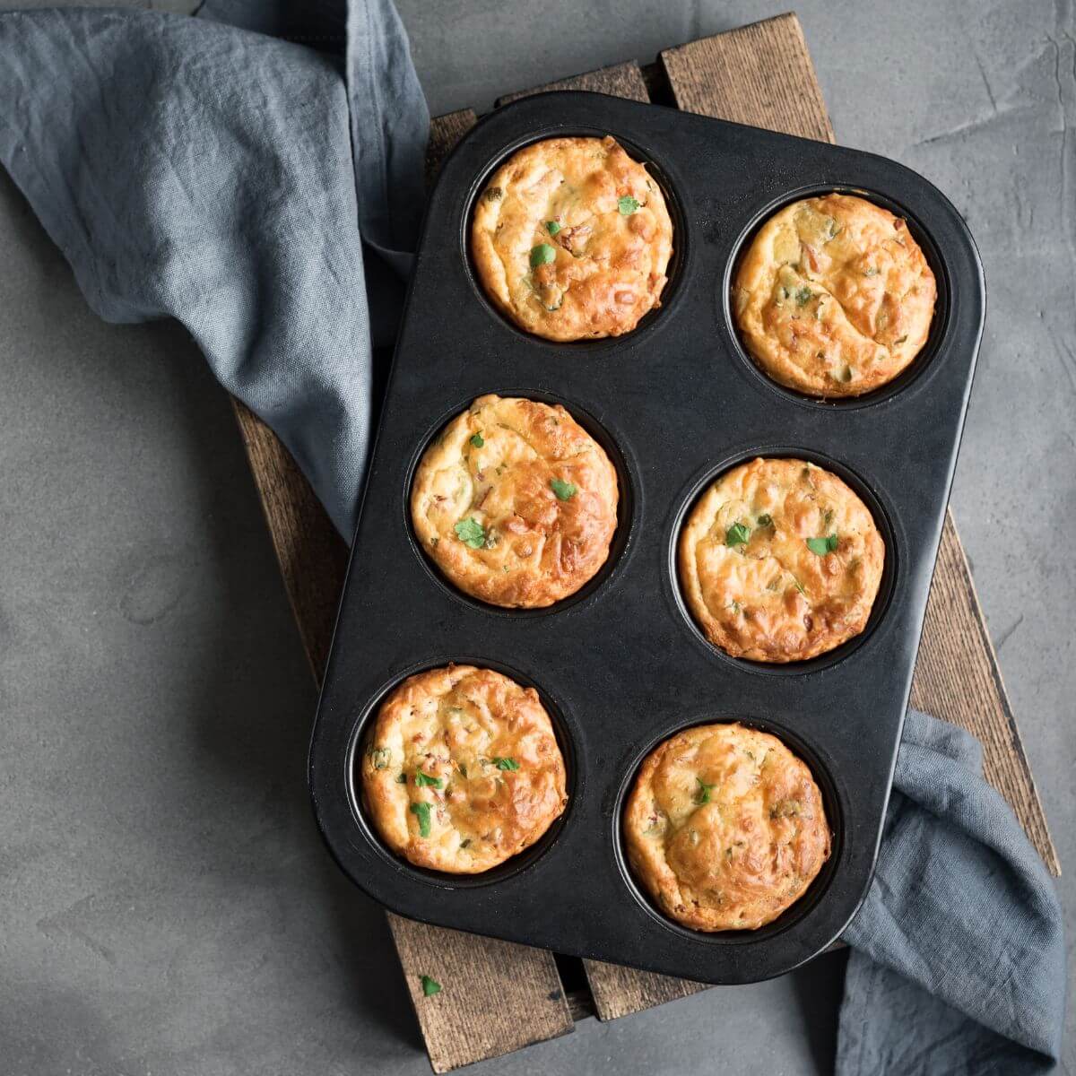 Muffins aux œufs à l'airfryer