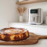 Melopita grecque, gâteau au fromage et miel au cœur crémeux