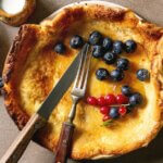 Dutch baby – puffy oven pancake with tall golden edges