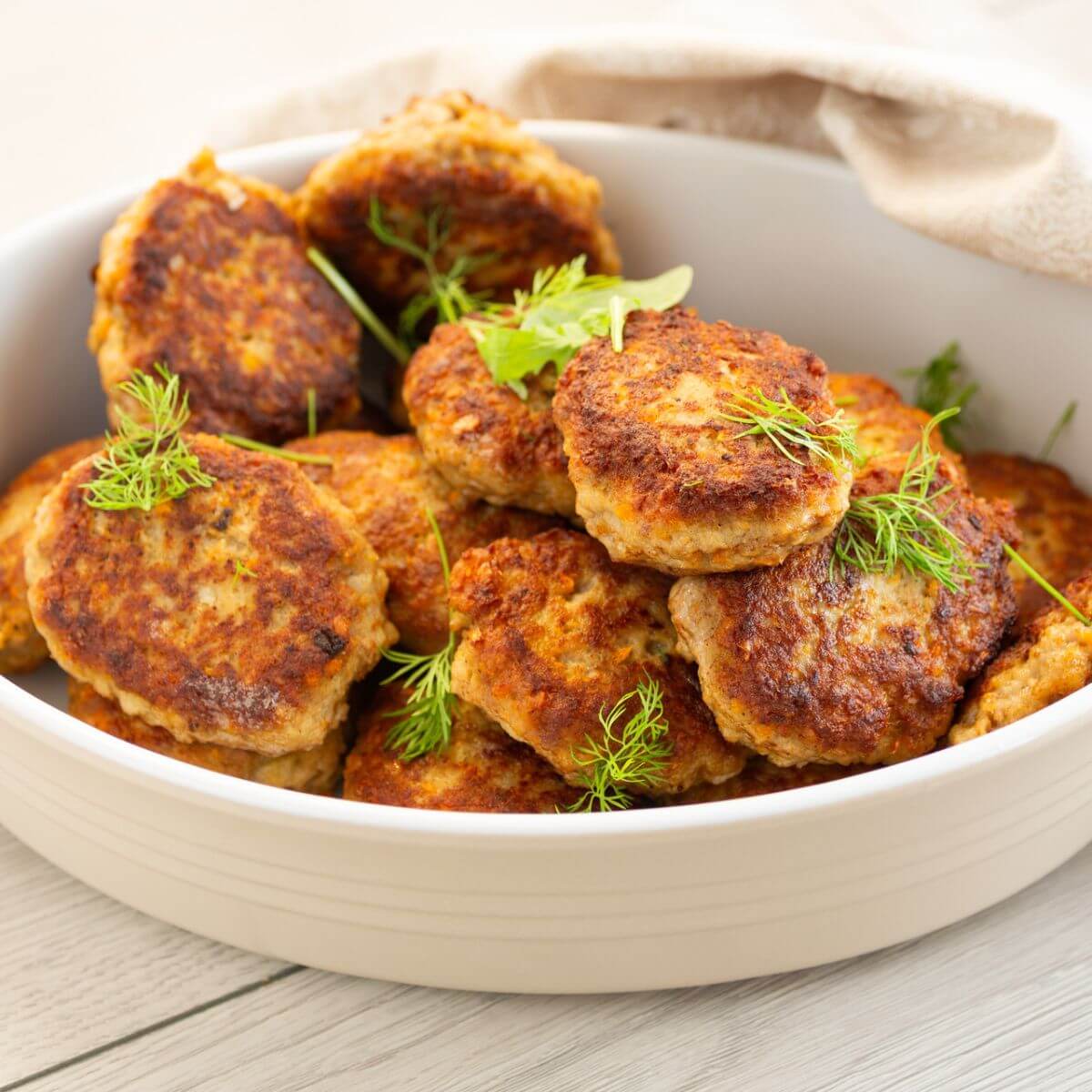 Bolinhos de salmão na airfryer