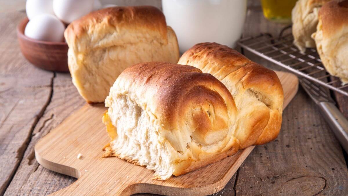 Shokupan airfryer version bliver meget luftige brød