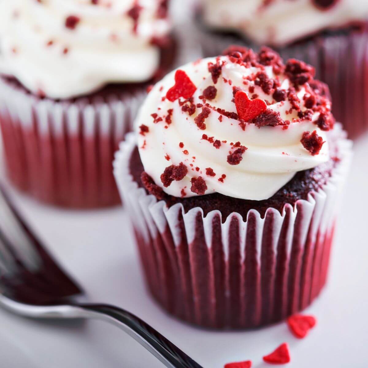 Red Velvet Cupcakes in the Airfryer