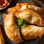 Crispy golden empanadas with juicy filling
