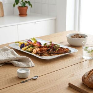 Salmone messicano succoso e speziato in airfryer