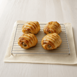 Indbagte kyllinger hviler i fem minutter efter tilberedning i min airfryer