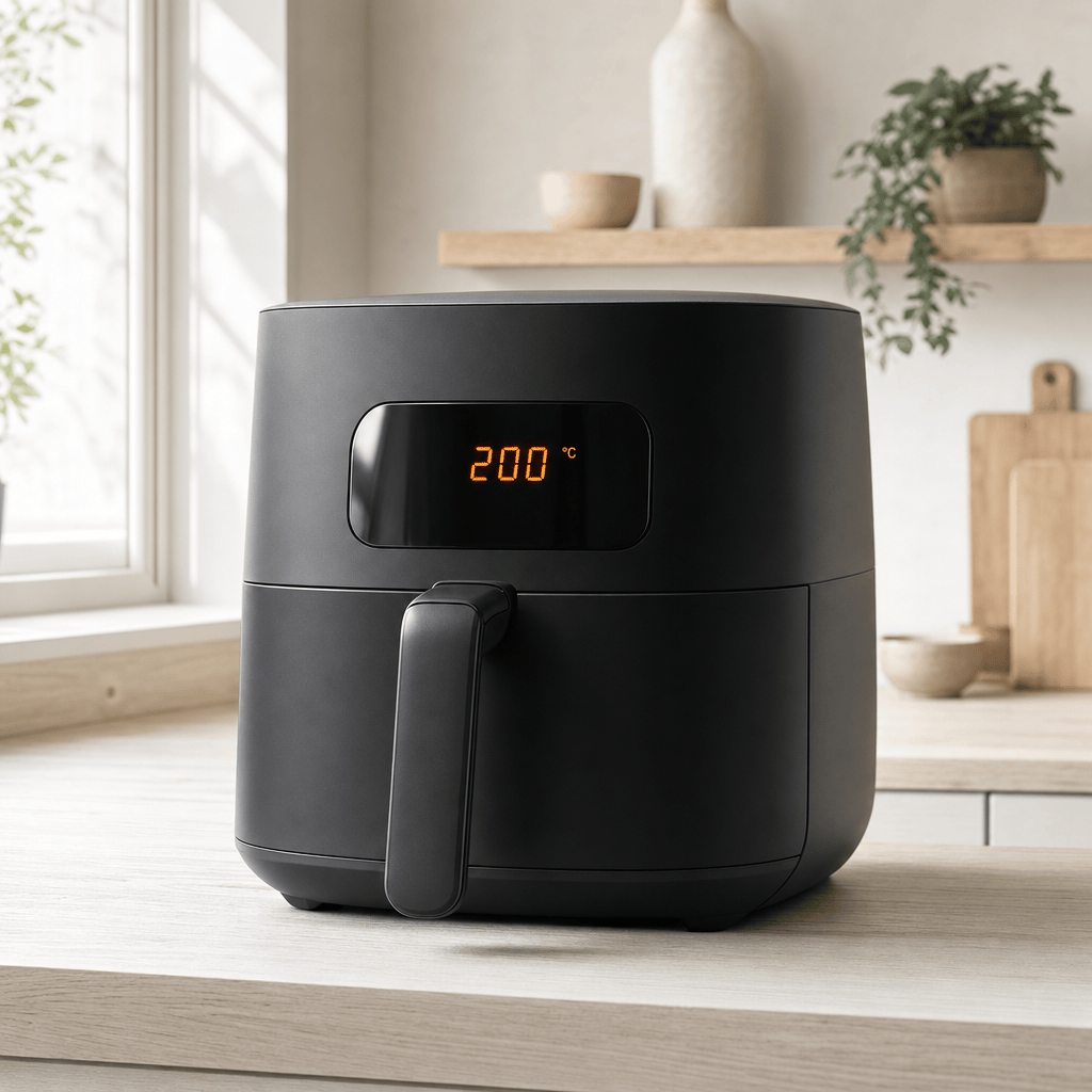 Airfryeren forvarmes til 200 grader i min airfryer