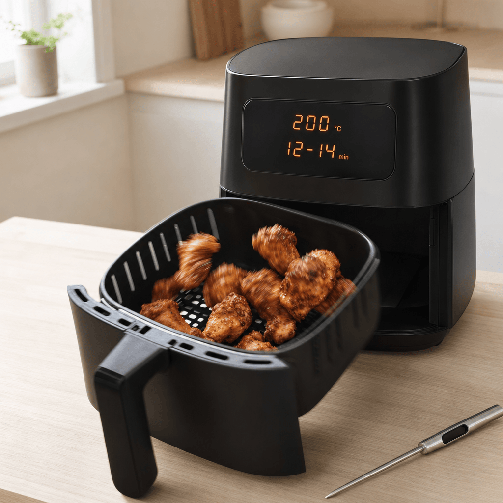 Kylling tilberedes ved 200 grader i min airfryer