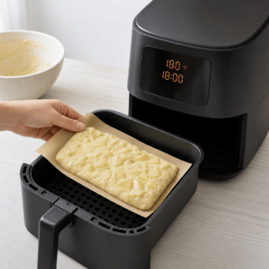Focaccia saettes i airfryeren ved 180 grader i min airfryer-opskrift