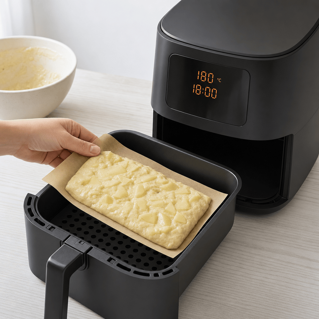 Focaccia saettes i airfryeren ved 180 grader i min airfryer-opskrift