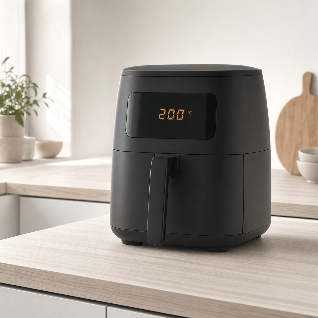 En airfryer forvarmes til 200 grader i min airfryer