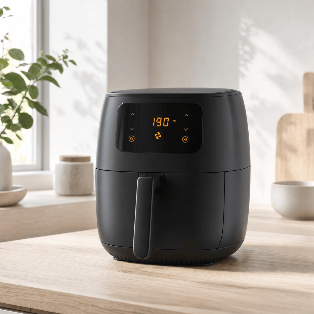 Airfryeren forvarmes til 190 grader i min airfryer