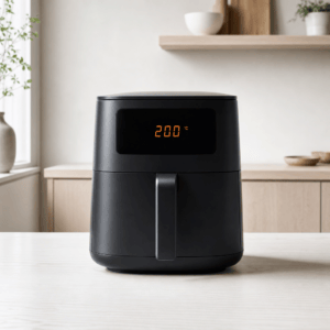 Airfryeren forvarmes til 200 grader i min airfryer