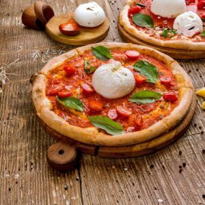 Burrata pizza flot bagt i min airfryer