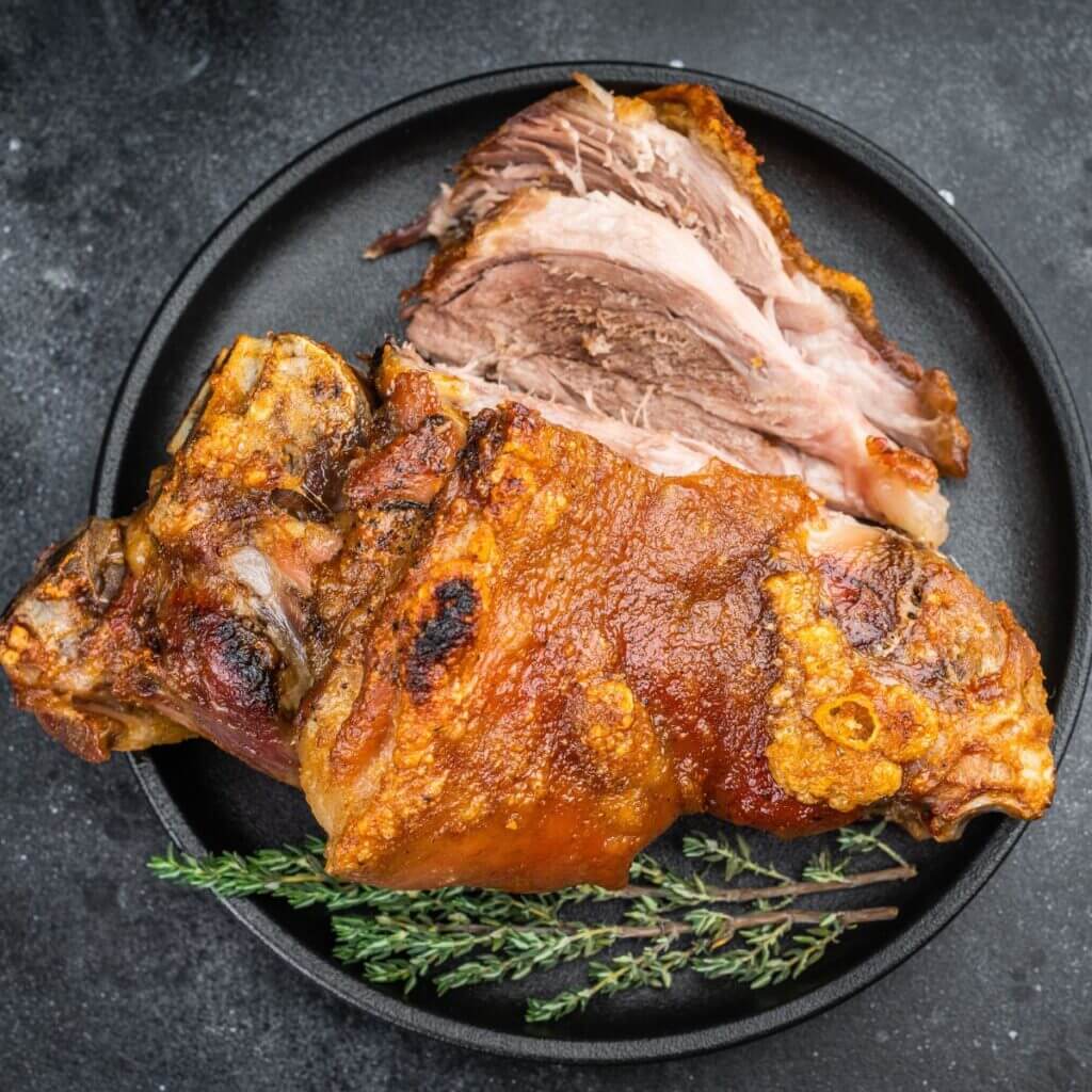 Schweinshaxe mør og lækker i airfryer