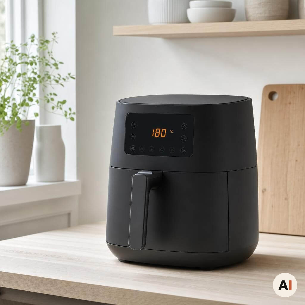 En airfryer forvarmes til 180 grader i min airfryer