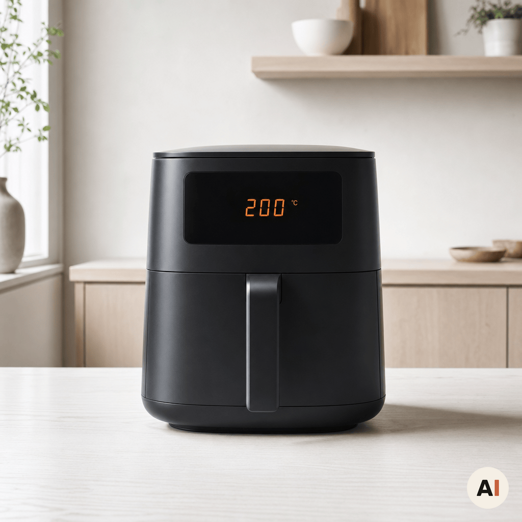 Airfryeren forvarmes til 200 grader i min airfryer