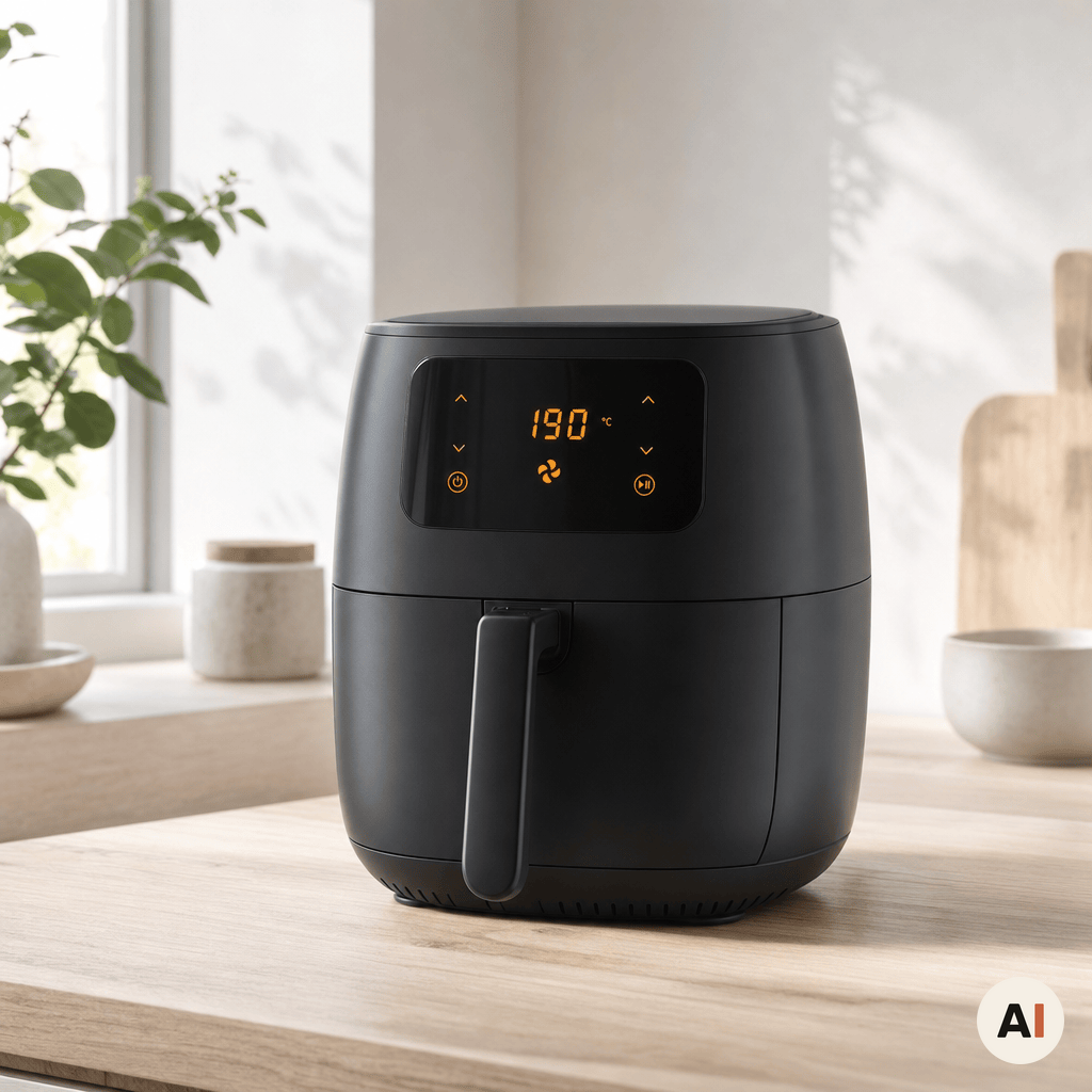 Airfryeren forvarmes til 190 grader i min airfryer