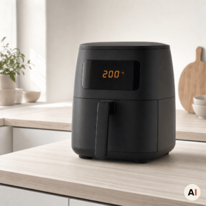 En airfryer forvarmes til 200 grader i min airfryer