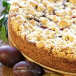 Hildes sveskeblommekage med kanelcrumble