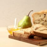 Pear bread, a moist cake baked with fresh pears