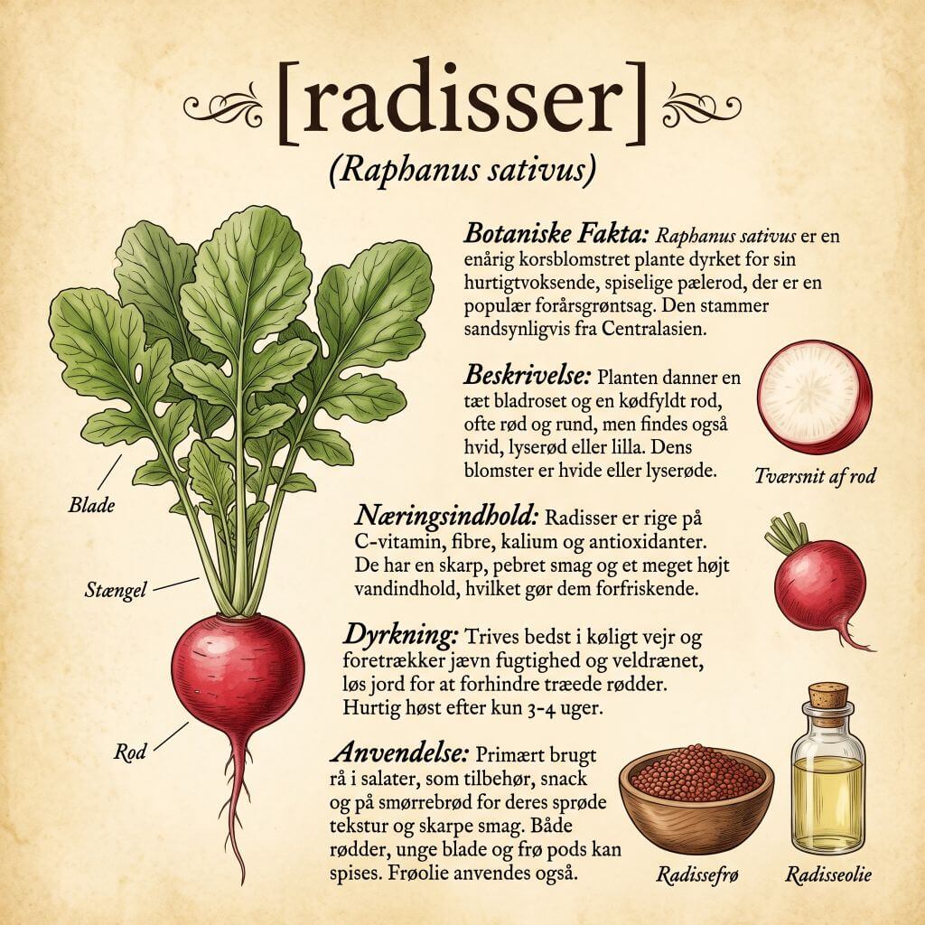 Rzodkiewka infographic