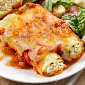 cannelloni spinat ricotta i airfryer