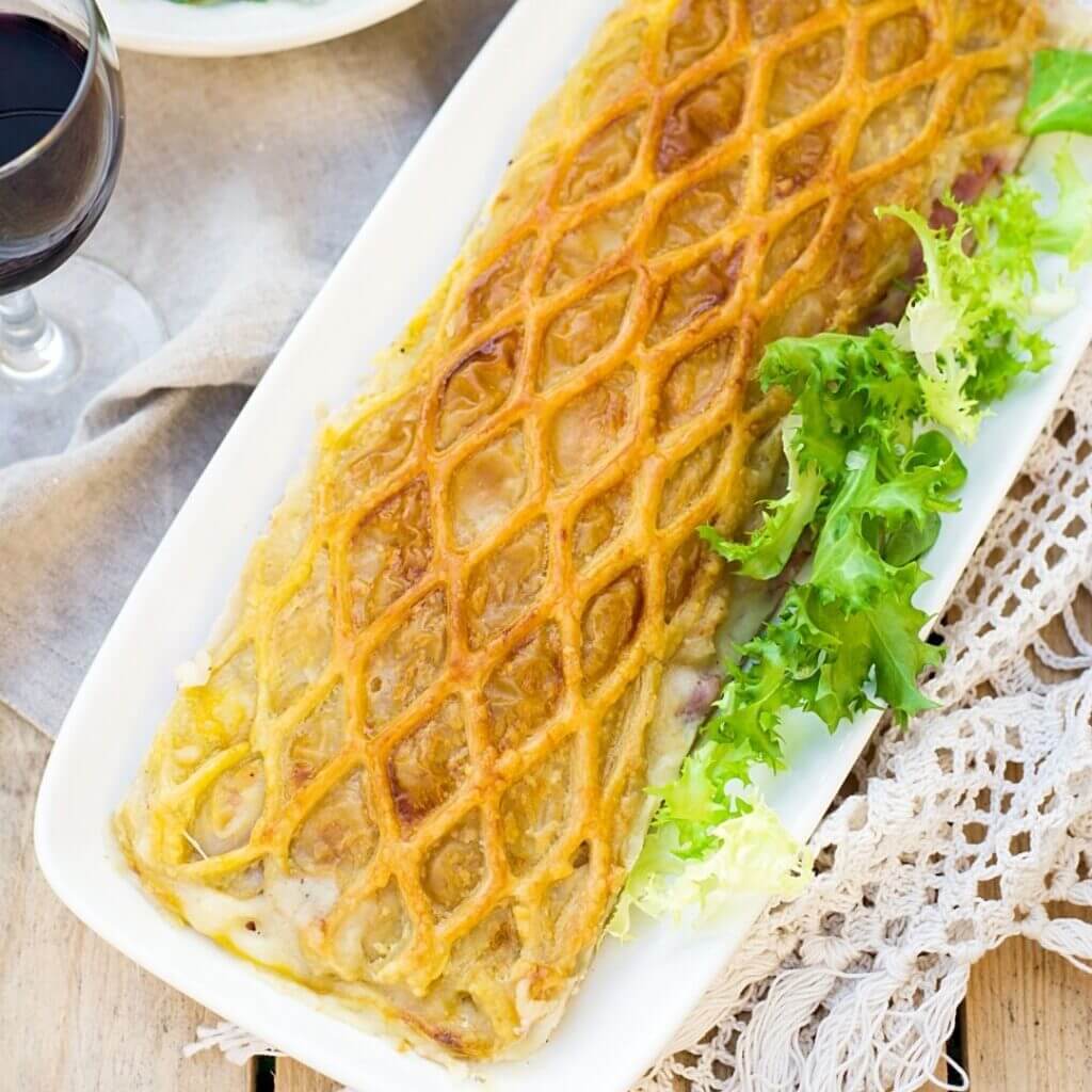 Skinkestang lavet i min airfryer