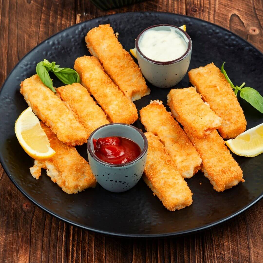 Fiskepinde i airfryer
