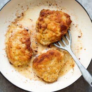 Paneret koteletter stegt i min airfryer
